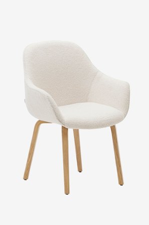 Kave Home - Matstol - aleli - Vit - Stolar - Från Homeroom