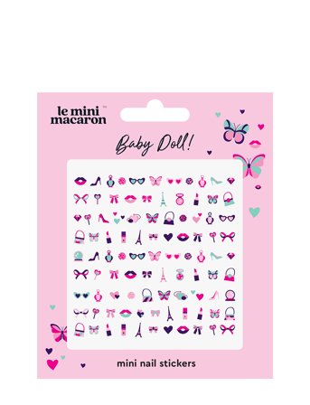 Le Mini Macaron Mini Nail Stickers - Multi/patterned - ONE SIZE
