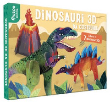 Dinosauri 3D da costruire. Ediz. a colori. Con 7 dinosauri 3D Ana Brecevic
