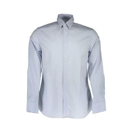Guess, Long Sleeve Shirt Wit, Heren, Maat:L,Katoen