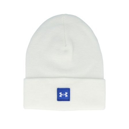 Under Armour - Vit cuff Beanie - Halftime White/Versa Blue/White Cuff @ Hatstore