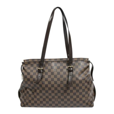 Louis Vuitton Vintage, Pre-owned Shoulder Bags Bruin, Dames, Maat:ONE Size,brass