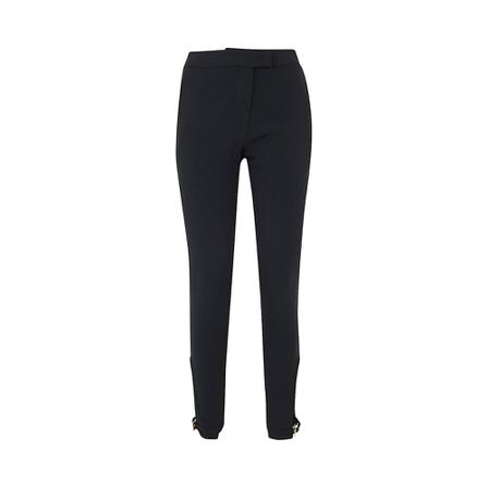 Blumarine, Slim-fit Trousers Zwart, Dames, Maat:S