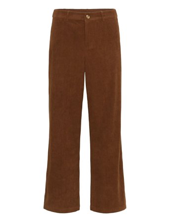 Crkanna Corduroy Pant Brown Cream