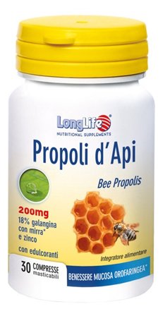 Longlife Propoli D'Api 30 Compresse Masticabili