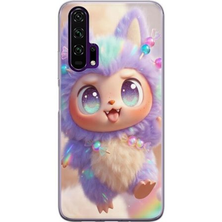Kompatibelt Mobilskal till Honor Honor 20 Pro Söt kawaii-figur med stora glittrande ögon, regnbågsfärger och mjuk 3D-stil, perfekt barnillustrati