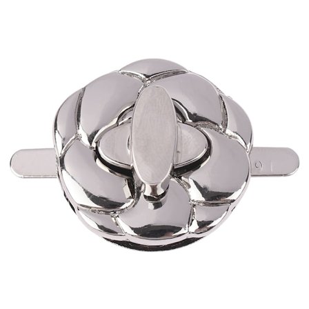 1 Stk Blomster Form Metal Låse Taske Spænde Fang Spænder Til Handba