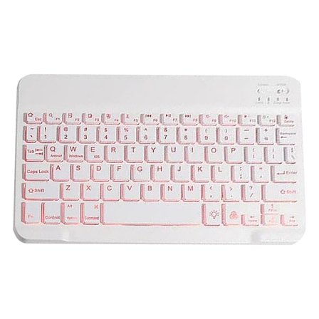 Bakgrundsbelyst Bluetooth-tangentbord Portabelt trådlöst tangentbord Sladdlöst uppladdningsbart för Android-telefon iPad