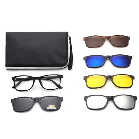 Polariseret magnetisk klips på solbriller Solbrillesæt med pose