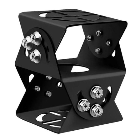 Universellt säkerhetskamerafäste, robust, enkel installation, kamerahållare med metallbas för inomhus, utomhus, hushåll, hotell