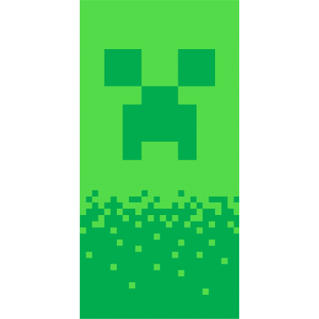Minecraft badhandduk, strandhandduk Digital Creeper 70*140 cm