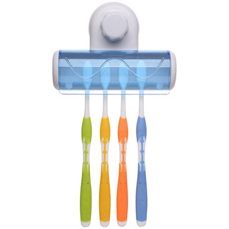 1 Tannbørsteholder Plast Sugkopp Tannbørsteholder Hylle f