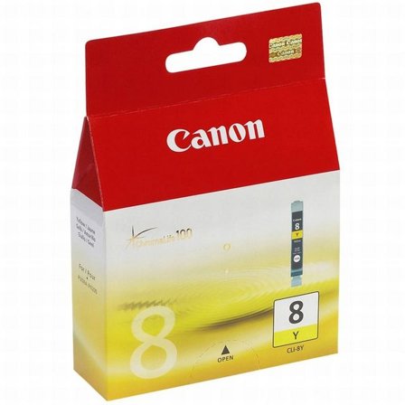 CANON Bläckpatron, PIXMA CLI-8 Y, 0623B001, ChromaLife100, gul, singelförpackning - Lyreco - Toner och bläck - Bläckpatroner - Bläckpatroner Canon