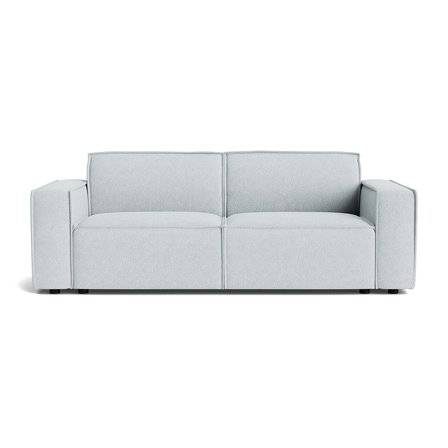 Lyon 3 personers sofa - Aragon Krystal blå - 224x98x80cm - Komfortabel og Rummelig 3-pers Sofa til Film Aftener og Hygge med Familie og Venner