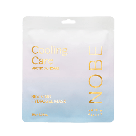 NOBE Cooling Care Reviving Hydrogel Mask 1 pc Ansiktsmask & peeling Unisex