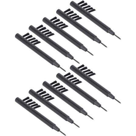 Rensebørster til høreapparater, 10 stk./sæt Renseværktøj til høreapparater Volumjustering Rengøring af snavs Magnet Genanvendelige hovedtelefoner