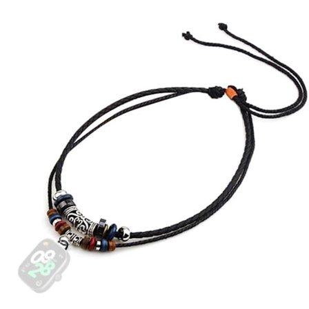 Xiaomi Redmi Watch 4 Flätat halsband med dubbla lager Nyckelband med pärlor Dekorationshalsband