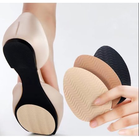 12 stk. Selvklæbende Anti-Slip Puder til Højhælede Sko, Se