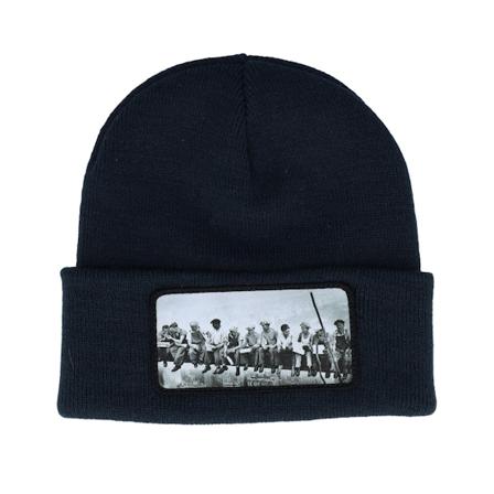 Public Domain - Blau cuff Mütze - Lunch Atop A Skyscraper Beanie French Navy Cuff @ Hatstore