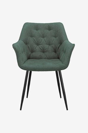 Loft24 - Spisestol Suzuka, 2 stk. - Grønn - Armstoler - Fra Homeroom