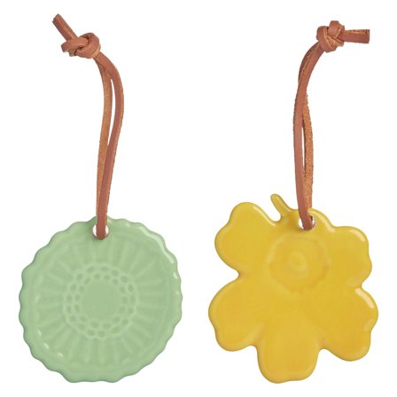 Marimekko Påske dekoration forår, 2 stk. - Gul / mint | KitchenOne