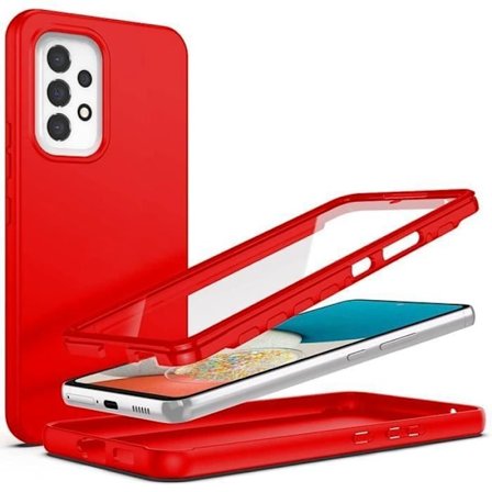 360-skydd - BOOLING - för Samsung A53 5G - Röd - Hel skydd - Rep-skydd