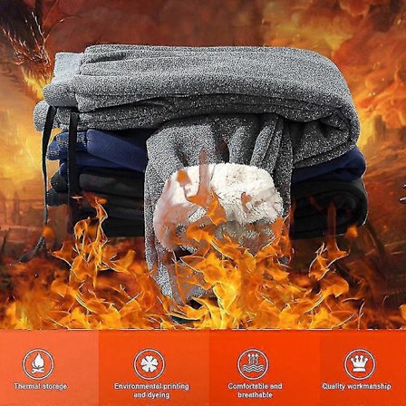 Herre Termobukser Fleeceforet Tykke Avslappede Sportsbukser Vinter Høst Bukser