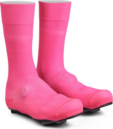 GripGrab Flandrien Waterproof Knitted Road Shoe Covers Unisex shoe accessories Pink L (42-44)