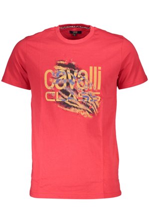 Cavalli Class T-shirt Maniche Corte Uomo Rosso