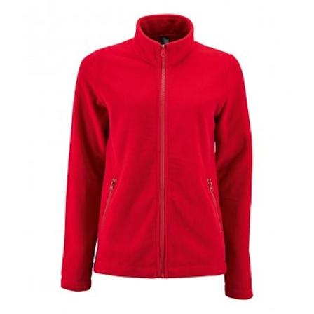 SOLS Dam/Kvinnor Norman Fleece Jacka L Röd Red L