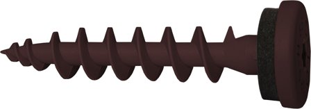 Z 9MO55IPSH Isoleringsskruv 50-pack Chokladbrun, Infästning