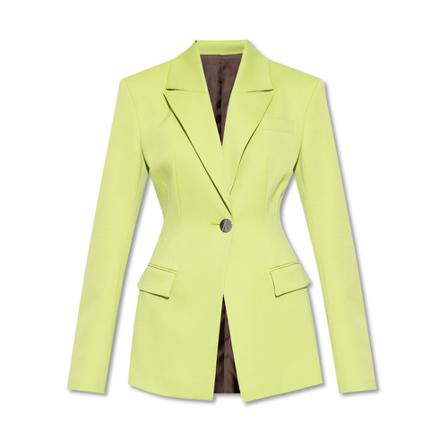 The Attico fitted blazer Grøn, Dame, Størrelse: XS