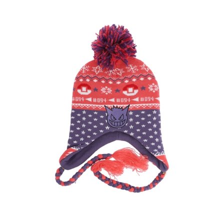 Difuzed - Pokémon Sherpa Beanie Red/Blue Pom Pom Red Beanie - @ Hatstore