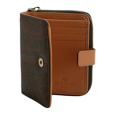 Etro Wallets & Cardholders Brun, Dame Punge og Kortholder, Størrelse: ONE Size