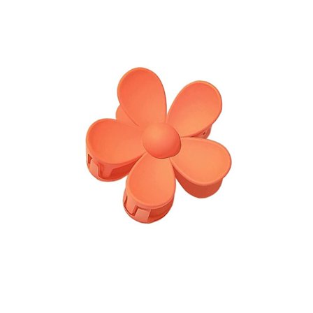 3 STK Hårkloklemmer Blomst ORANSJE