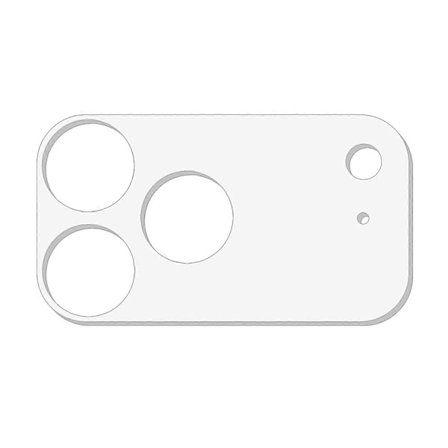 Kamerabeskyttelse i herdet glass med høy klarhet for iPhone 17 Pro Max