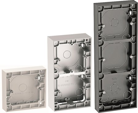 Elko Plus Förhöjningsram 20 mm, vit 2 fack, Strömbrytare & vägguttag