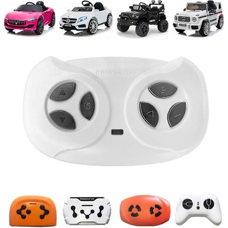 SBSG JR1602FCC 2.4G Bluetooth -kauko-ohjain sähköautoihin, JR1839FCC valkoinen kauko-ohjain sähköautoihin, leluautoihin JR1603, JR1810, db