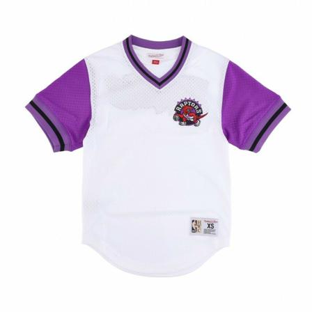 Mitchell & Ness jersey nba fashion mesh v-neck hardwood classics torrap , Wit , Heren , Maat: M Sportshirts