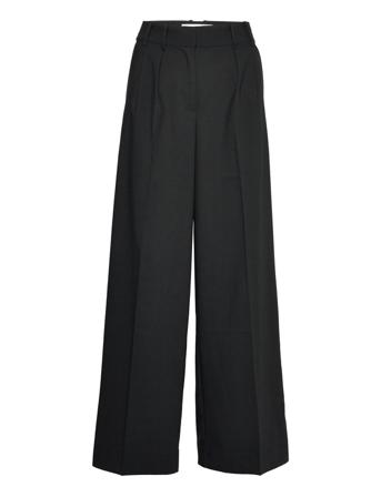Kise Pants Vide Bukser Svart REMAIN Birger Christensen