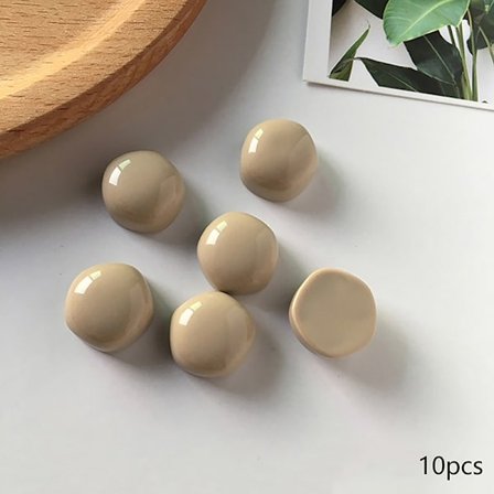 10 ST Runde Kjøleskapsmagneter 15mm Liten Kjøleskapsklistremerke