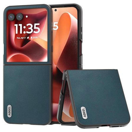 ABEEL Nahkainen Xiaoya -sarjan puhelinkotelo Motorola Razr 60 Ultralle [DB]