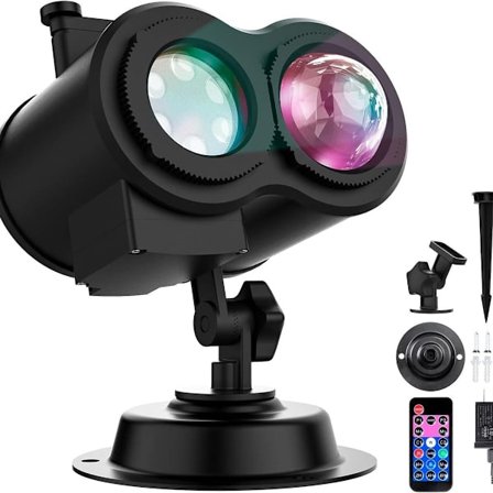 Utomhus Julprojektorlampor 2 i 1 Julprojektor Vatten