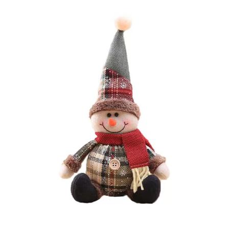 Christmas Snowman Älg Doll Ornament Pendant Home Xmas New Year