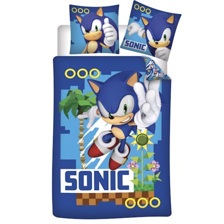 Sonic the Hedgehog Myntjakt Sonic the Hedgehog Bäddset 140×200 cm, 70×90 cm