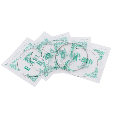 5 kpl kielet aloittelijan bändžolle, metalliset kielet