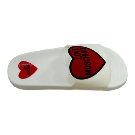 Love Moschino Slippers sabbbotd pool25 Ja28042G1Ci13100 Hvid, Dame, Størrelse: 37 EU