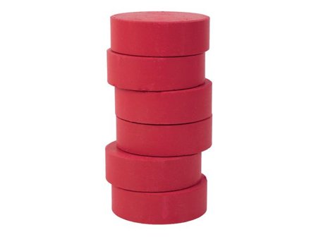 PLAYBOX Färgpuckar 57mm, mörkröd 6/fp - Lyreco - Skola och förskola - Målarfärg och tillbehör - Färgblock