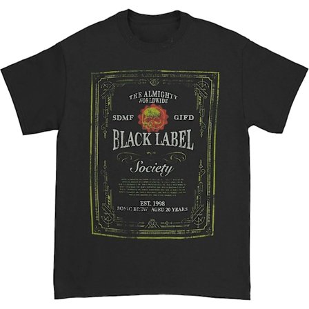 Black Label Society BLS Aged 20 Year Tee T-shirt