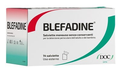 Blefadine Salviette Monouso Detersione Perioculare 14 Pezzi